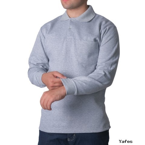 Polo Yaka Sweat Gri - Toptan İş Kıyafeti