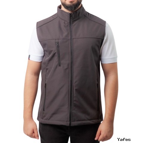 Softshell Yelek / Gri - Toptan İş Kıyafeti